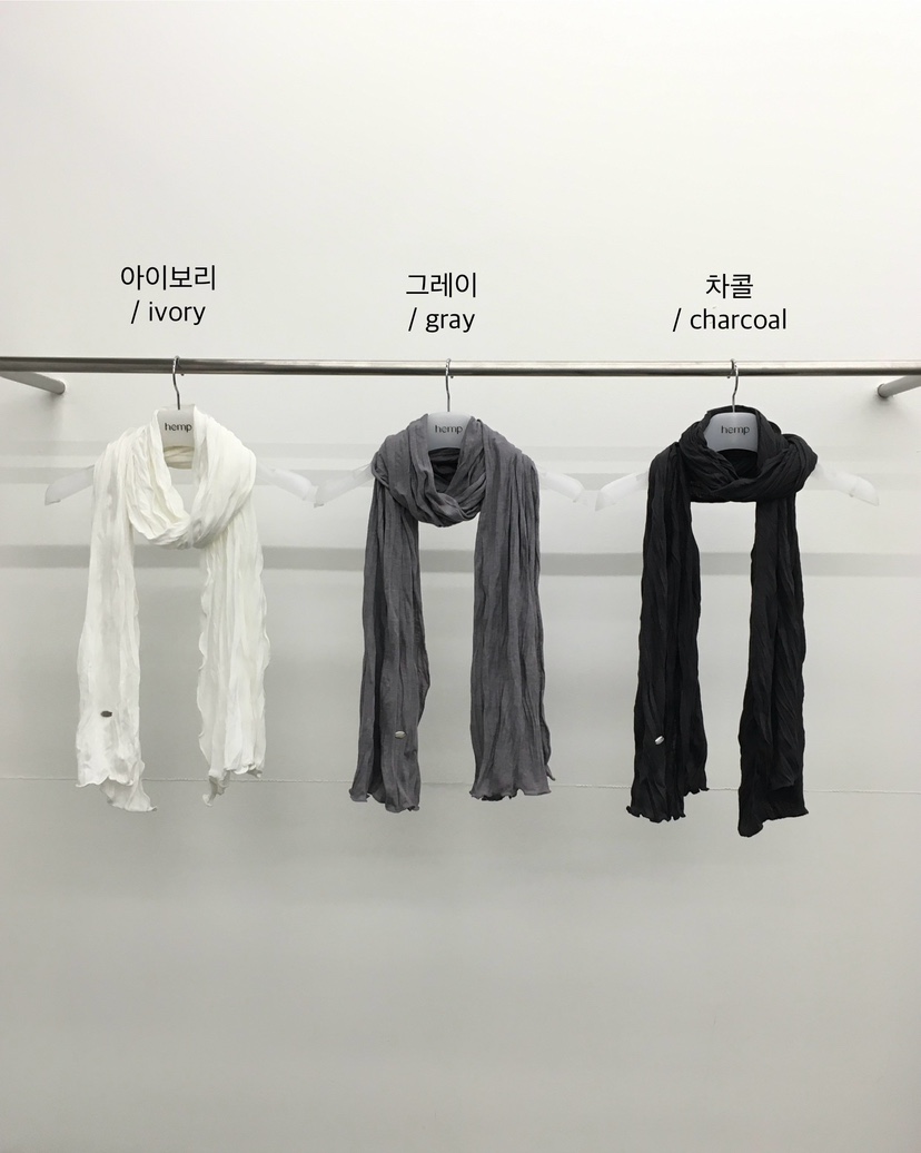 HEMP-P東大門代購女士新品時尚推薦圍巾披肩春款褶皺圍巾hemp圍巾/披肩