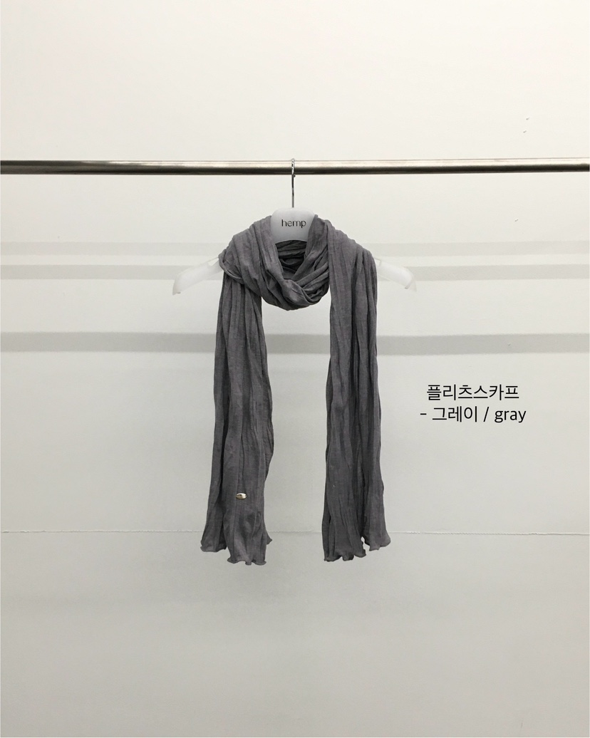 HEMP-P東大門代購女士新品時尚推薦圍巾披肩春款褶皺圍巾hemp圍巾/披肩圖色2