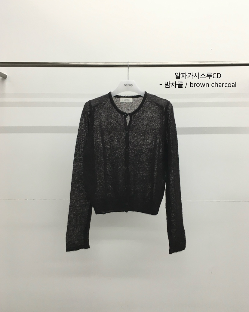 HEMP-P東大門直郵女士新款職業真品熱賣針織衫羊駝春款透明hemp針織衫圖色3