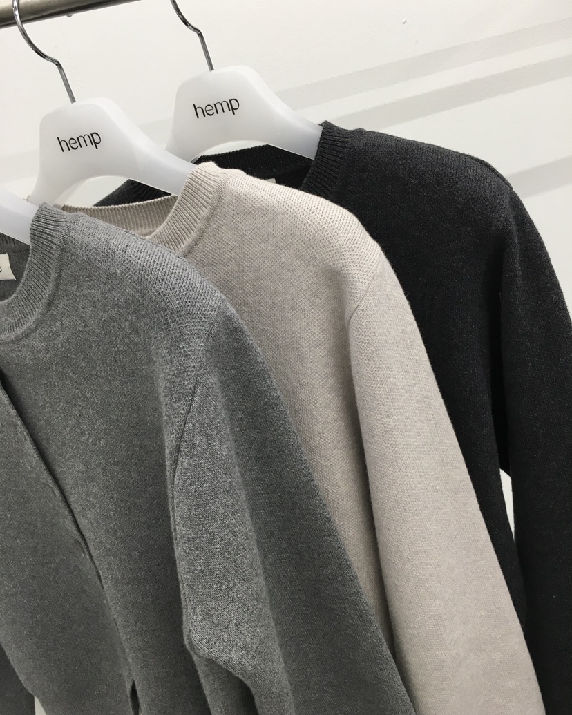 HEMP-P東大門實拍女士新款推薦26春夏真品時尚針織衫春款hemp針織衫