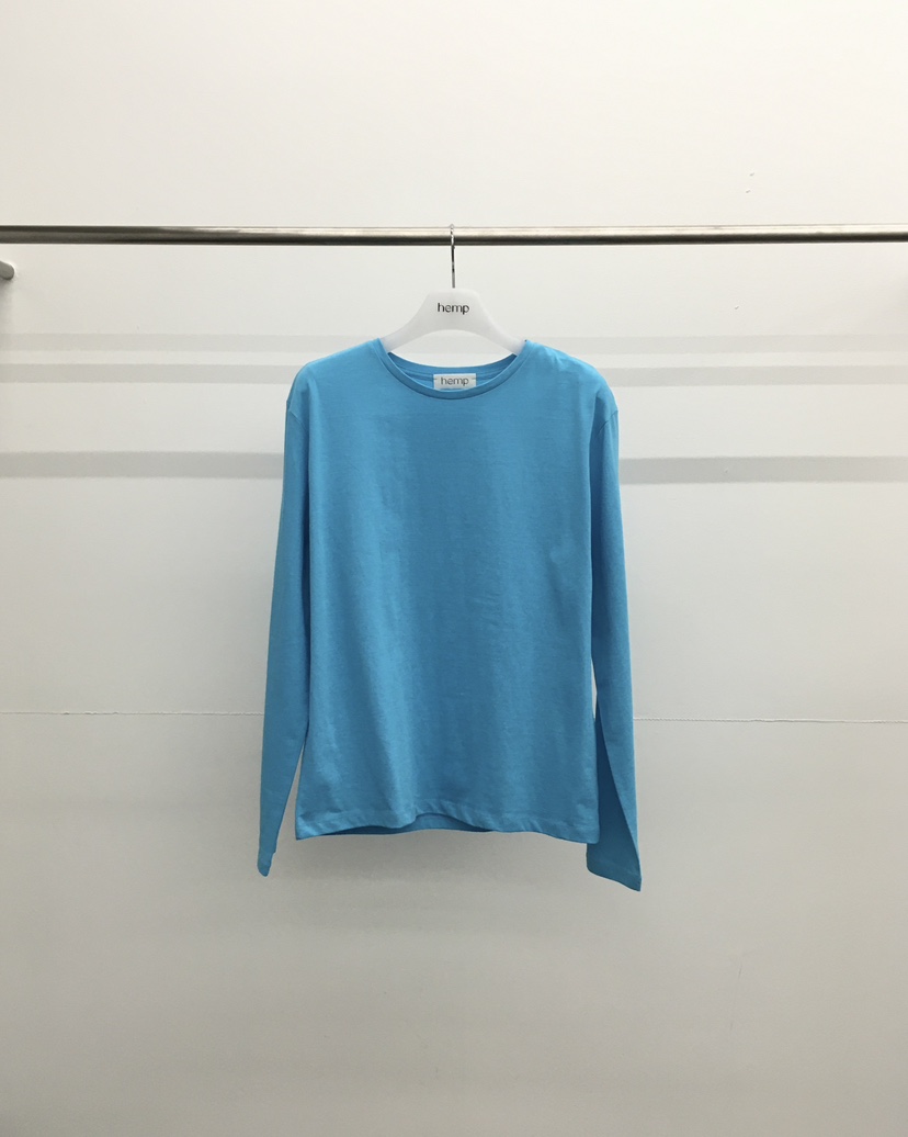 HEMP-P韓國直郵女裝新款推薦26春夏人氣休閑長袖T恤春款hemp長袖T恤圖色1