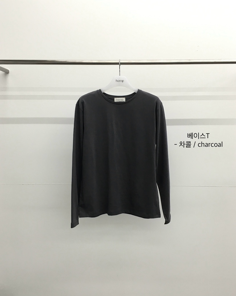 HEMP-P韓國直郵女裝新款推薦26春夏人氣休閑長袖T恤春款hemp長袖T恤圖色4