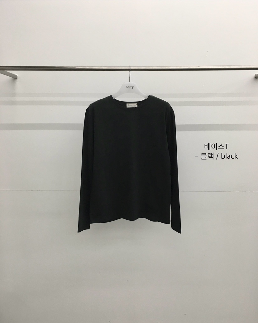 HEMP-P韓國直郵女裝新款推薦26春夏人氣休閑長袖T恤春款hemp長袖T恤圖色5