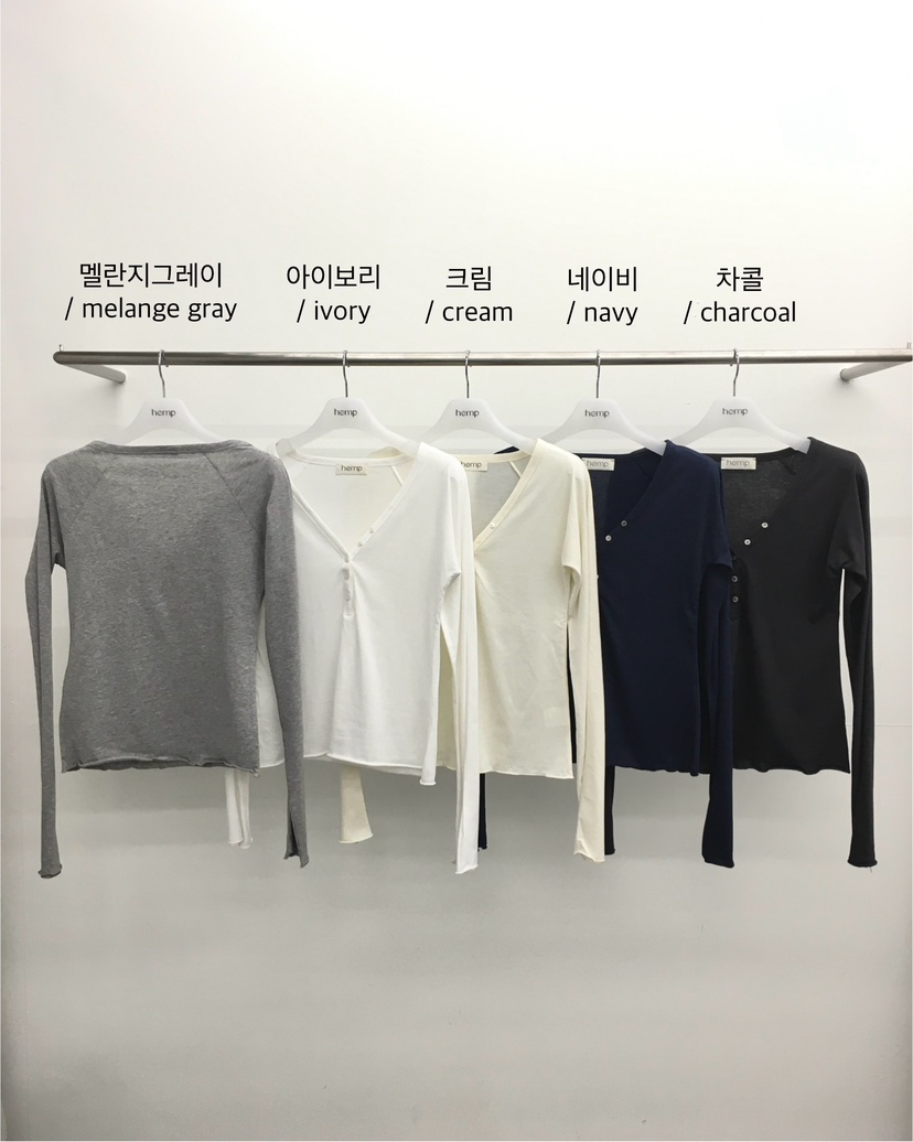 HEMP-P東大門直郵女裝新品推薦人氣熱賣26春夏長袖T恤春款hemp長袖T恤