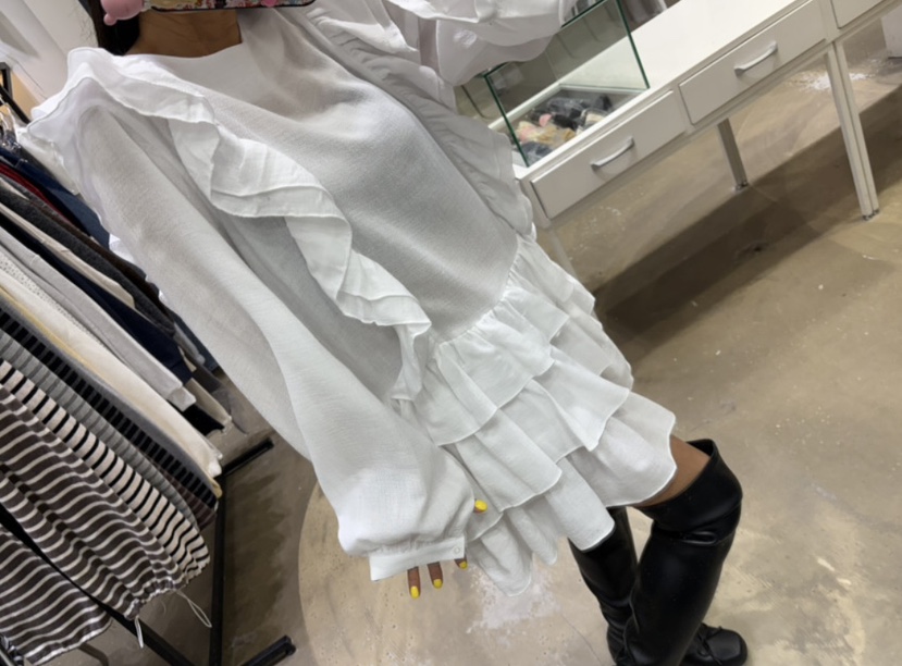 PLATFORM-L韓國直郵女士新品熱賣26春夏職業真品連衣裙紗布PLATFORM連衣裙