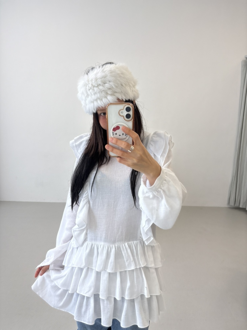 PLATFORM-L韓國直郵女士新品熱賣26春夏職業真品連衣裙紗布PLATFORM連衣裙