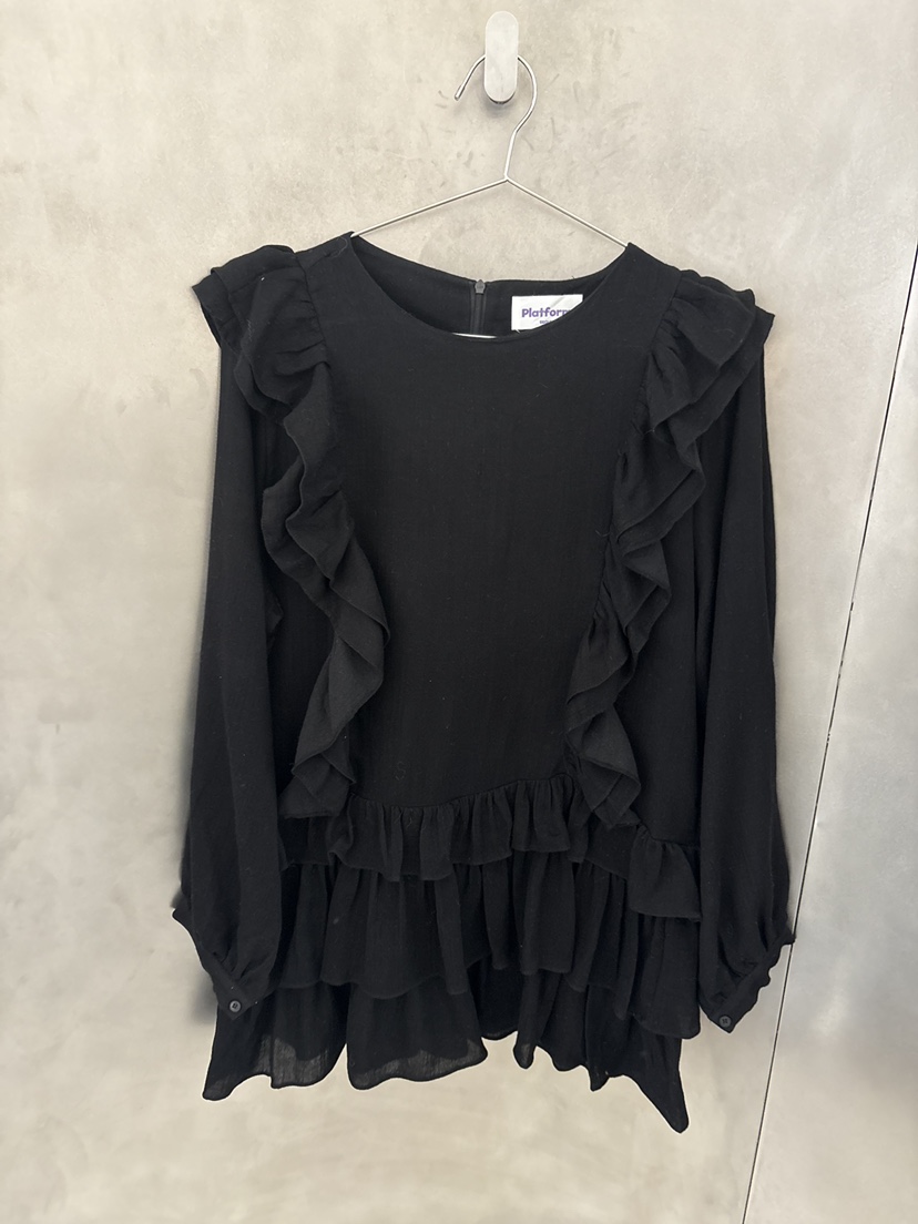 PLATFORM-L韓國直郵女士新品熱賣26春夏職業真品連衣裙紗布PLATFORM連衣裙圖色2