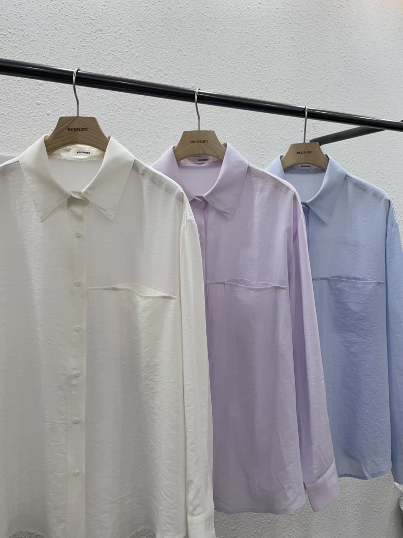 EGGPLANT東大門直郵女裝新品人氣熱賣職業襯衫蕾絲衫絲綢EGGPLANT襯衫/蕾絲衫