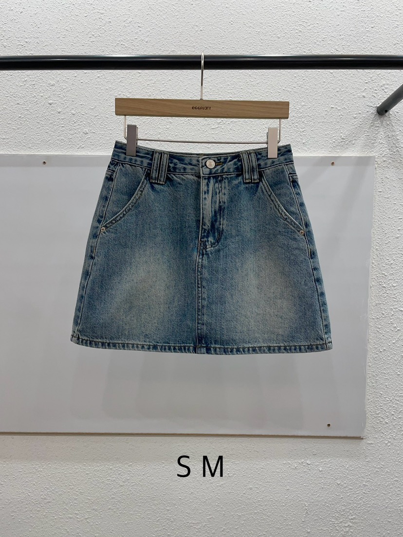 EGGPLANT韓國直郵女裝新款真品熱賣26春夏休閑推薦時尚短裙EGGPLANT短裙圖色1