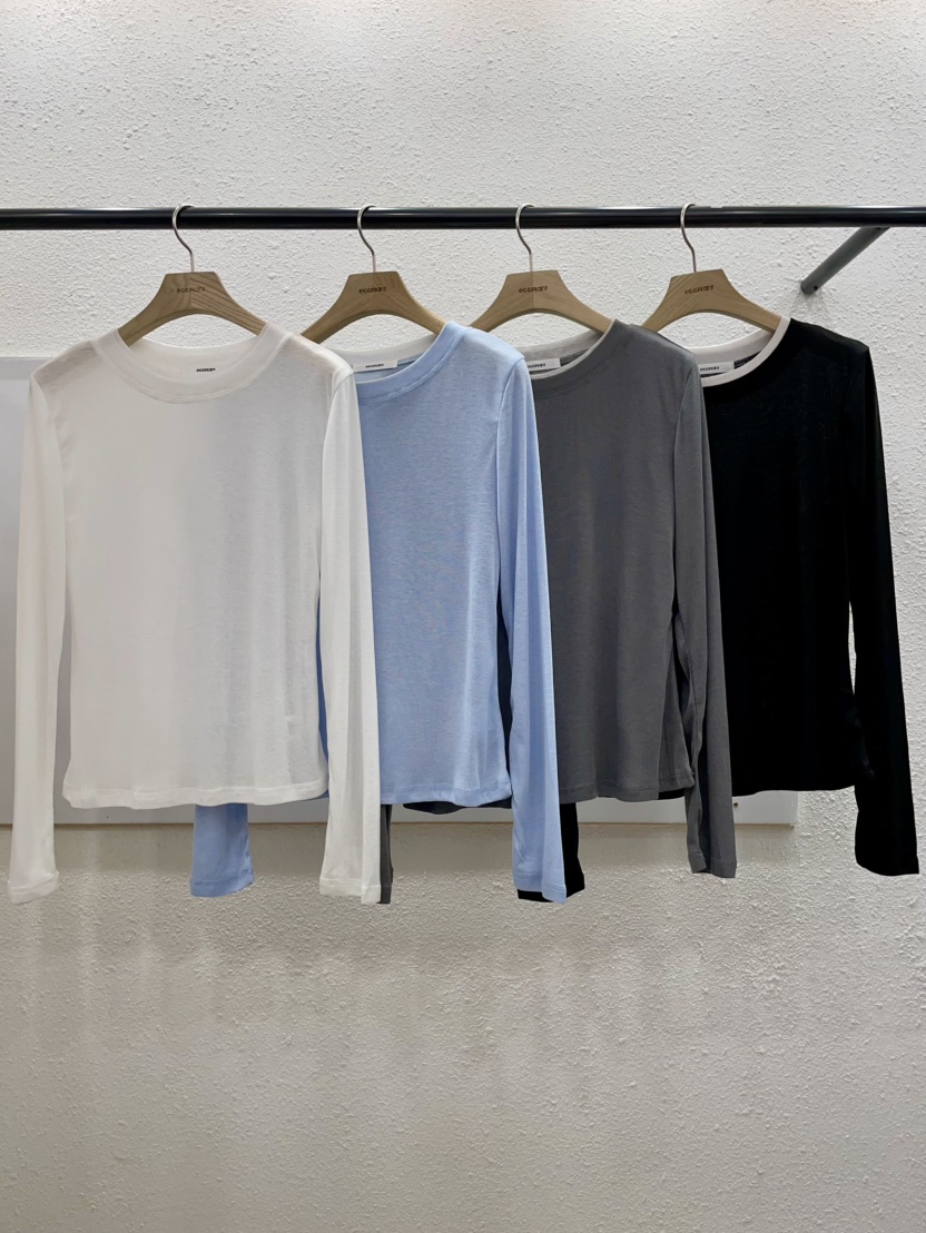 EGGPLANT東大門代購女士新款推薦職業熱賣人氣時尚長袖T恤EGGPLANT長袖T恤