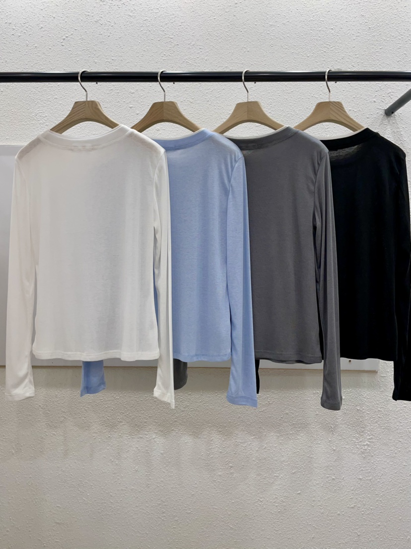 EGGPLANT東大門代購女士新款推薦職業熱賣人氣時尚長袖T恤EGGPLANT長袖T恤