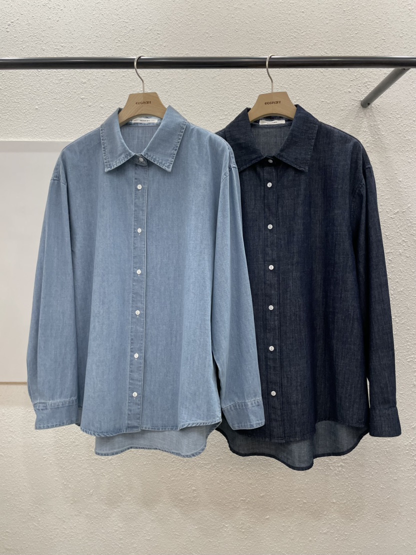 EGGPLANT韓國代購女裝新款時尚休閑職業人氣26春夏襯衫蕾絲衫EGGPLANT襯衫/蕾絲衫