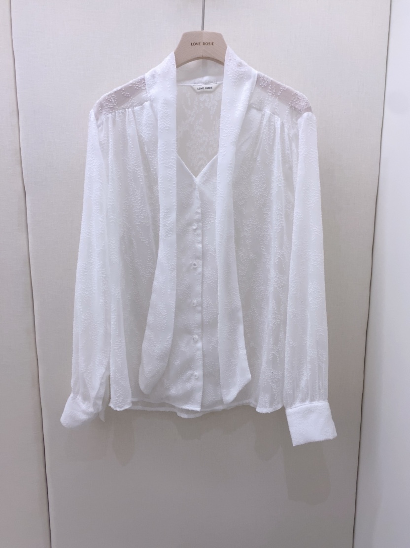 LOVE ROSIE韓國直郵女裝新款26春夏人氣推薦襯衫蕾絲衫棉LOVE ROSIE襯衫/蕾絲衫圖色2