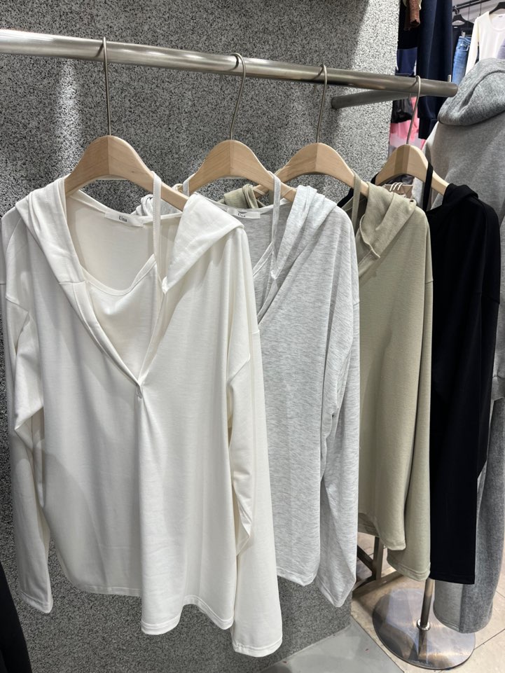 UNA/THE MAY韓國代購女士新款26春夏熱賣套裝連帽衫套裝THEMAY/UNA套裝