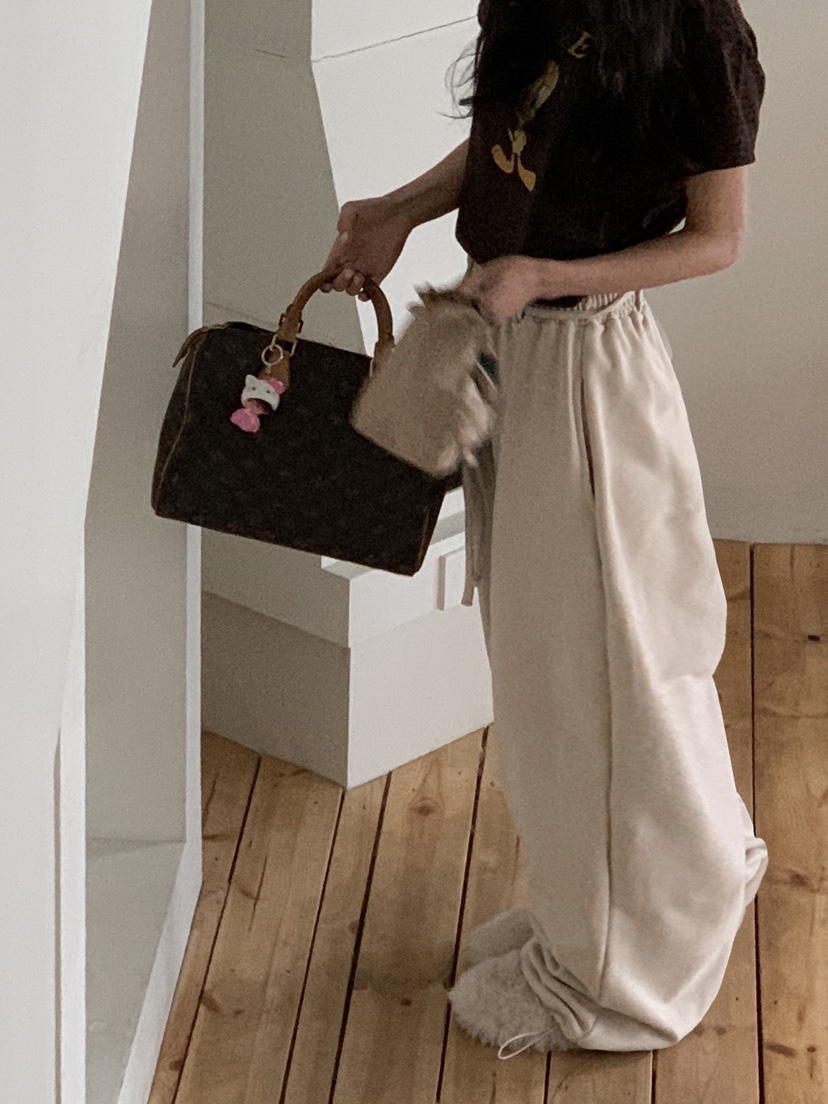 OURWAVE/OUR ROOM韓國代購女裝新款推薦休閑褲含腰繩腰帶Our Wave/Our Room休閑褲