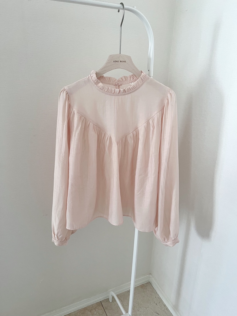 LOVE ROSIE韓國直郵女裝新品26春夏時尚襯衫蕾絲衫泡泡袖LOVE ROSIE襯衫/蕾絲衫圖色1