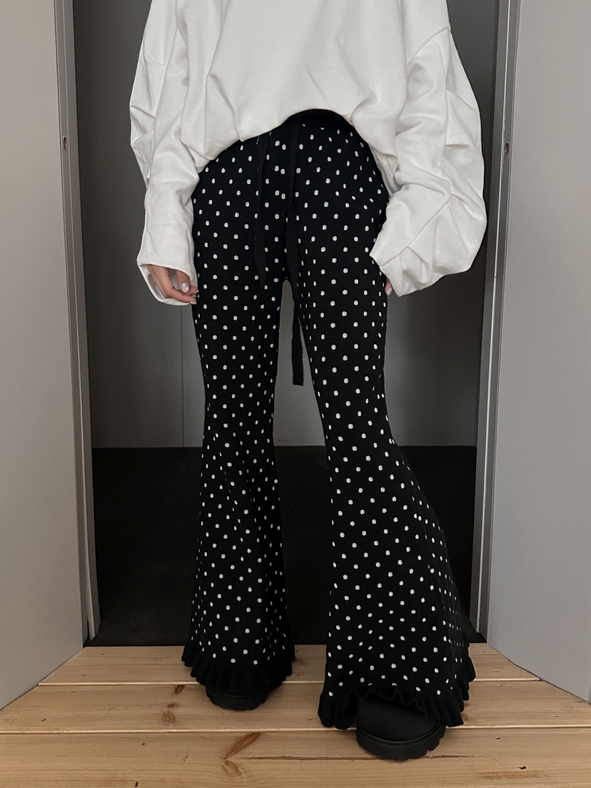 OURWAVE/OUR ROOM韓國代購女裝新款人氣真品休閑褲針織褲Our Wave/Our Room休閑褲