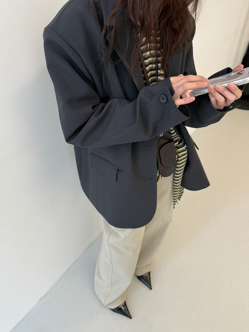 MINIMUZE韓國代購女士新品職業26春夏推薦真品休閑人氣夾克MINIMUZE夾克