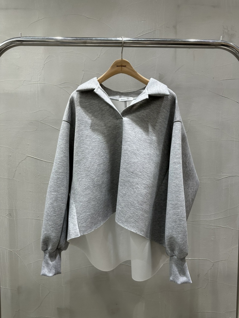 INSSENSE-A東大門代購女裝新款26春夏真品熱賣職業時尚衛衣INSSENSE-A衛衣圖色1