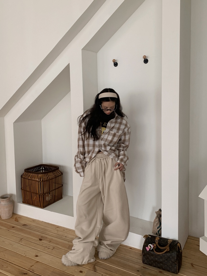 OURWAVE/OUR ROOM東大門代購女裝新品推薦襯衫蕾絲衫格子Our Wave/Our Room襯衫/蕾絲衫