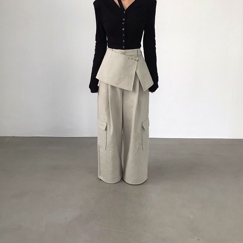 2TWO MOON韓國代購女士新品真品人氣熱賣時尚職業休閑褲2TWO MOON休閑褲圖色1