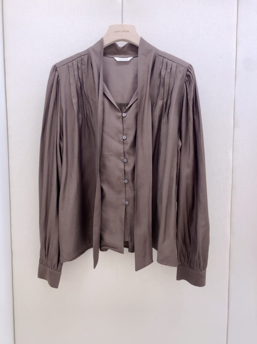 LOVE ROSIE東大門直郵女士新品推薦人氣真品襯衫蕾絲衫系帶LOVE ROSIE襯衫/蕾絲衫圖色3