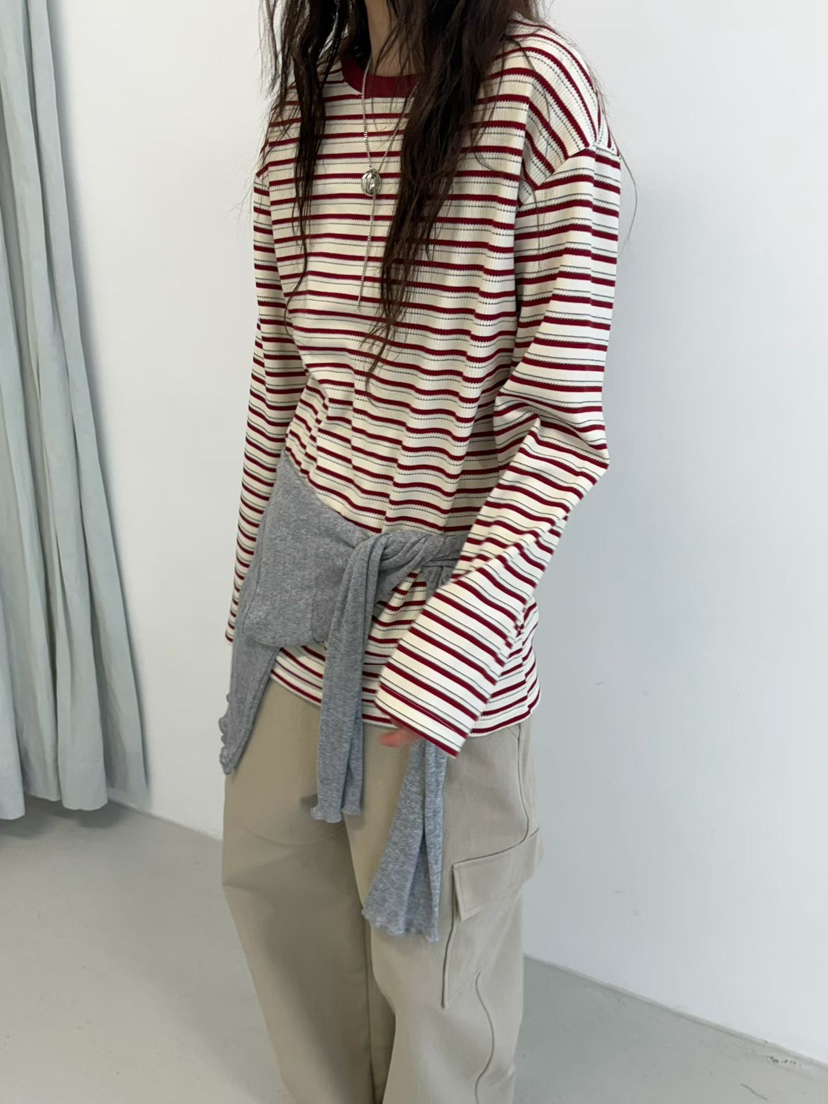 MINIMUZE東大門直郵女士新品人氣真品休閑熱賣時尚長袖T恤MINIMUZE長袖T恤