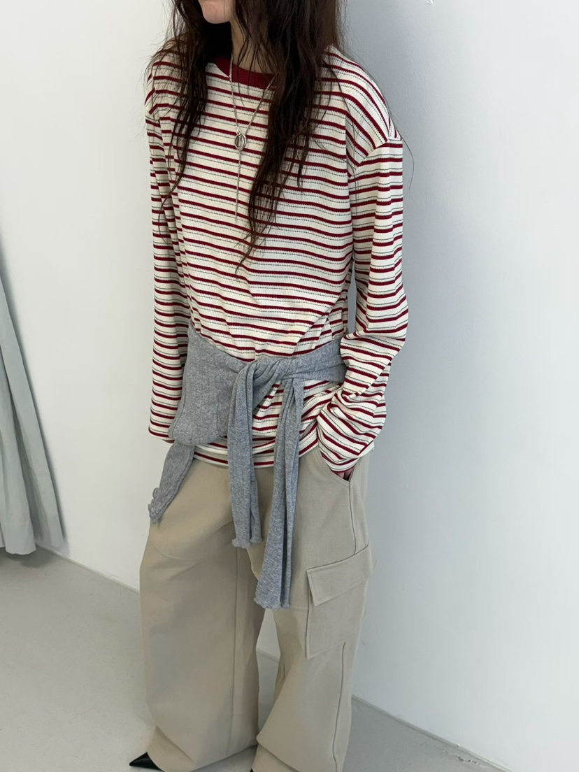 MINIMUZE東大門直郵女士新品人氣真品休閑熱賣時尚長袖T恤MINIMUZE長袖T恤