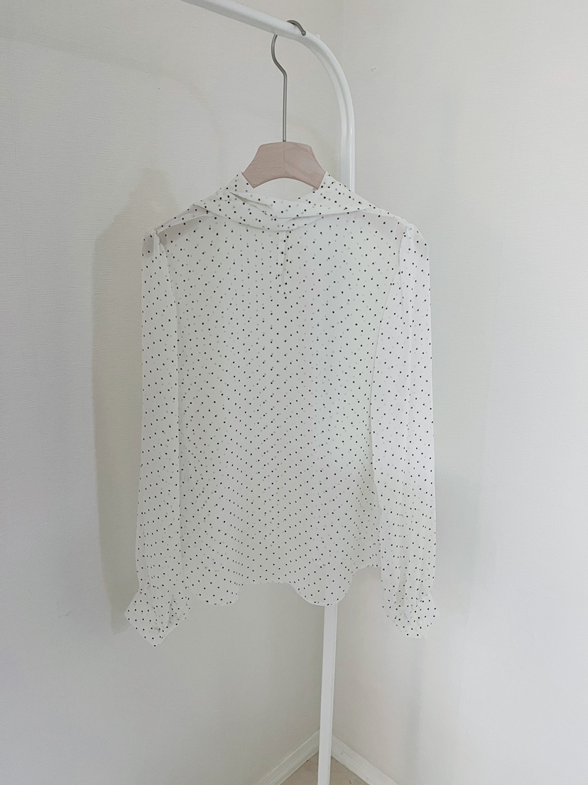 LOVE ROSIE東大門實拍女士新款推薦休閑襯衫蕾絲衫系帶高領LOVE ROSIE襯衫/蕾絲衫