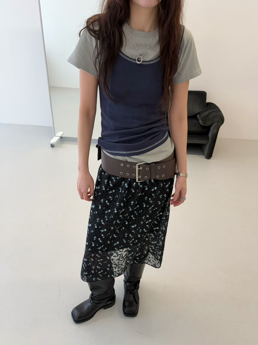 MINIMUZE東大門實拍女士新品休閑真品職業26春夏半身裙中短裙MINIMUZE半身裙/中短裙