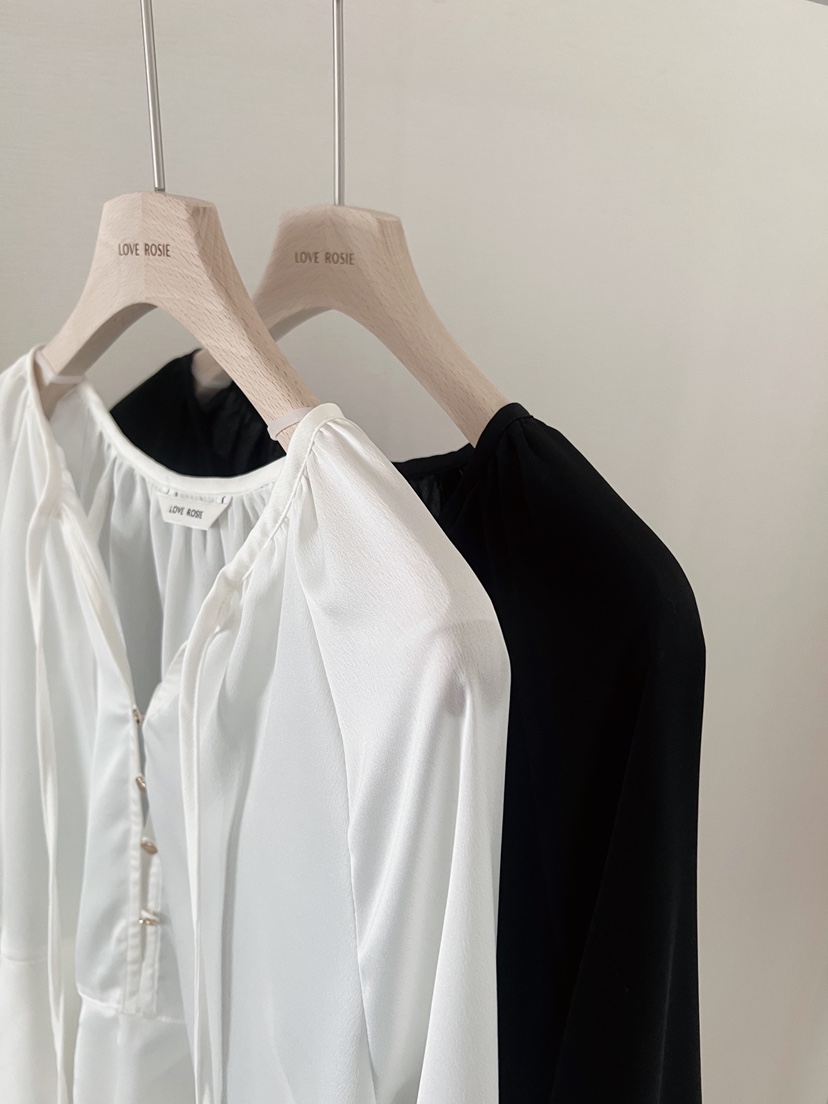 LOVE ROSIE東大門代購女士新品26春夏職業襯衫蕾絲衫荷葉邊LOVE ROSIE襯衫/蕾絲衫