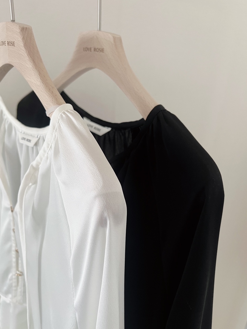 LOVE ROSIE東大門代購女士新品26春夏職業襯衫蕾絲衫荷葉邊LOVE ROSIE襯衫/蕾絲衫