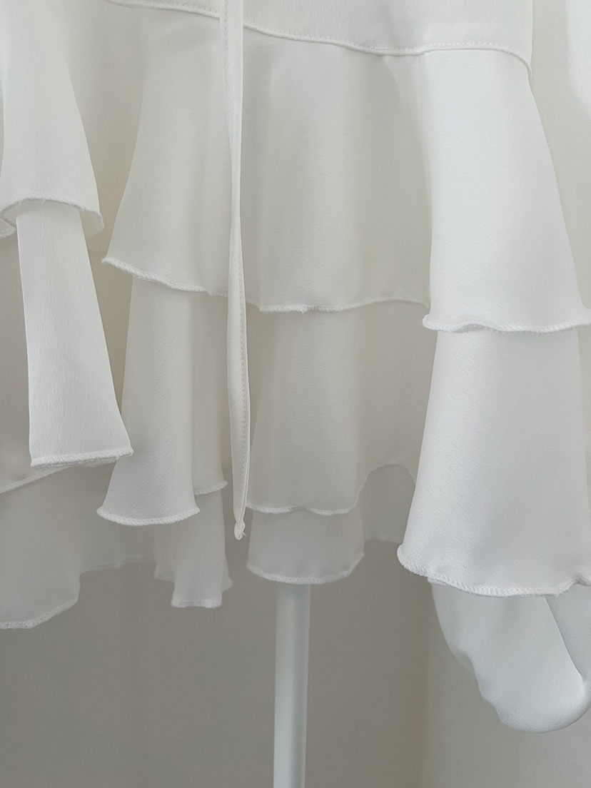 LOVE ROSIE東大門代購女士新品26春夏職業襯衫蕾絲衫荷葉邊LOVE ROSIE襯衫/蕾絲衫