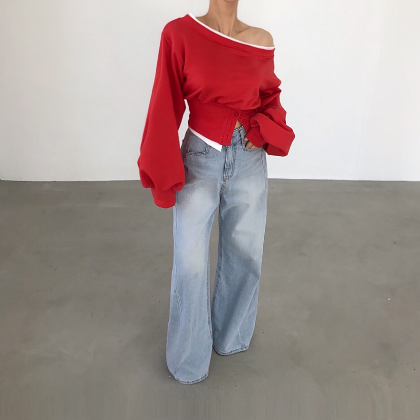 2TWO MOON韓國代購女士新品職業人氣熱賣時尚休閑26春夏衛衣2TWO MOON衛衣