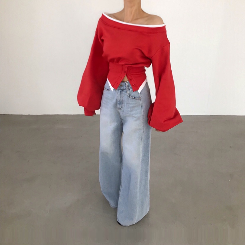 2TWO MOON韓國代購女士新品職業人氣熱賣時尚休閑26春夏衛衣2TWO MOON衛衣圖色1