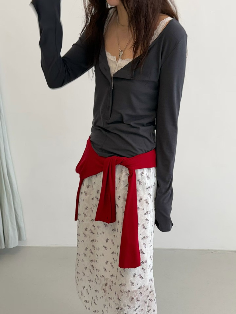 MINIMUZE韓國代購女士新品熱賣真品人氣26春夏休閑長袖T恤MINIMUZE長袖T恤