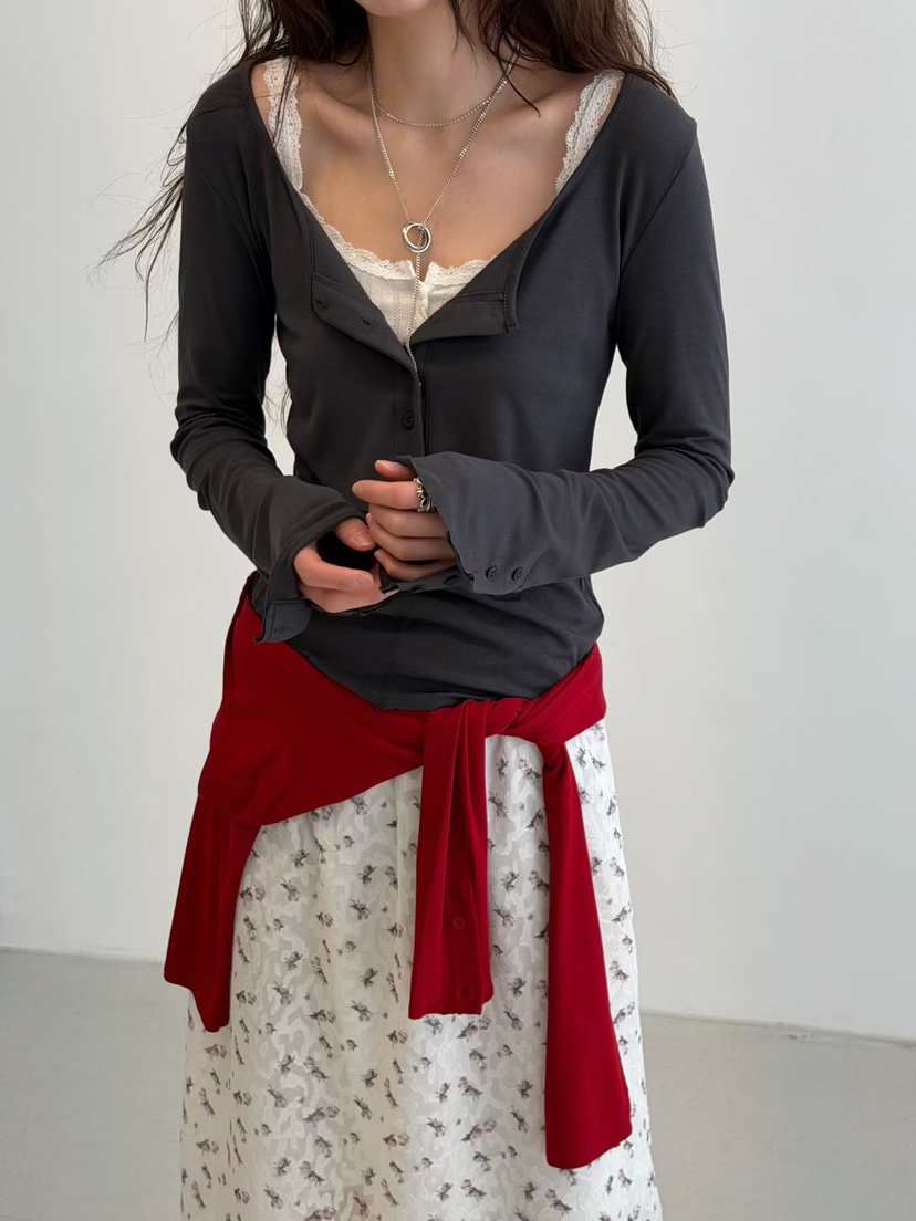 MINIMUZE韓國代購女士新品熱賣真品人氣26春夏休閑長袖T恤MINIMUZE長袖T恤