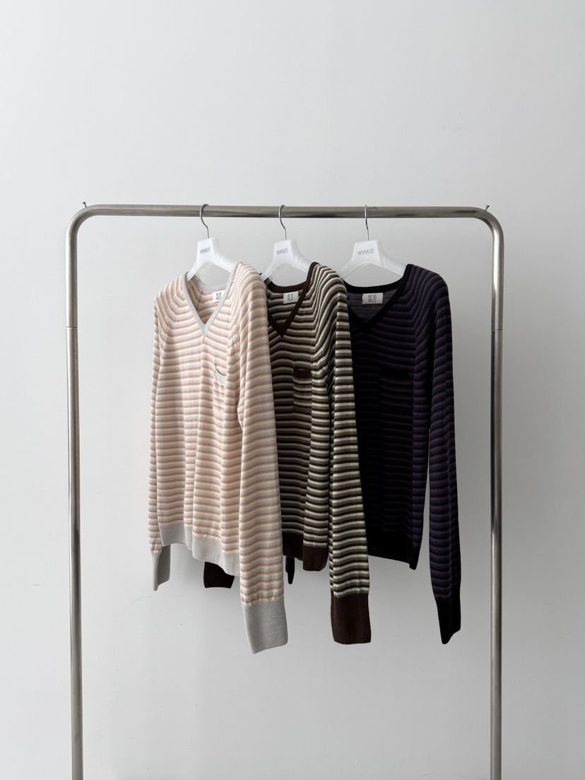 MINIMUZE韓國代購女裝新款26春夏推薦熱賣休閑真品長袖T恤MINIMUZE長袖T恤