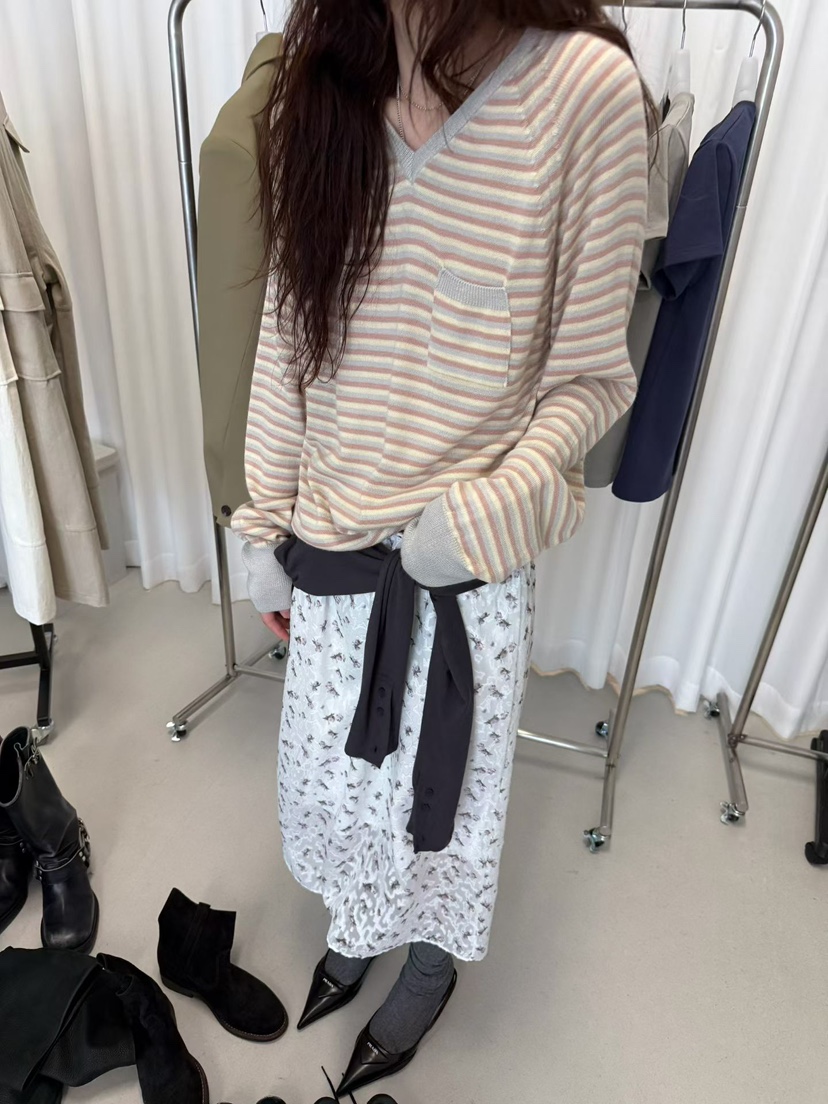 MINIMUZE韓國代購女裝新款26春夏推薦熱賣休閑真品長袖T恤MINIMUZE長袖T恤