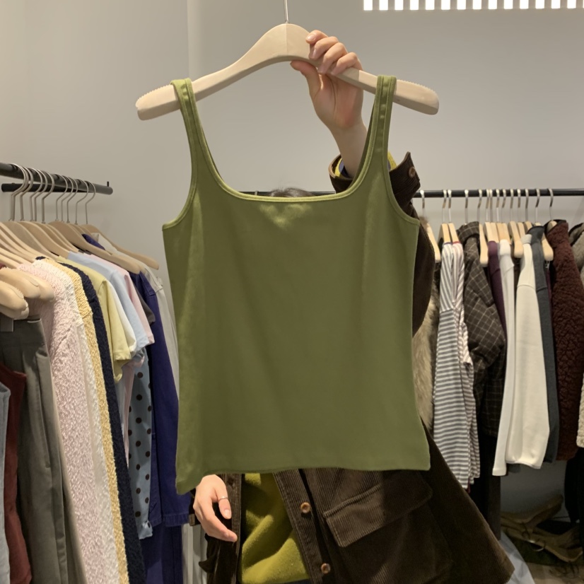 PLATE韓國代購女士新款時尚推薦26春夏真品休閑職業吊帶背心PLATE吊帶/背心圖色1