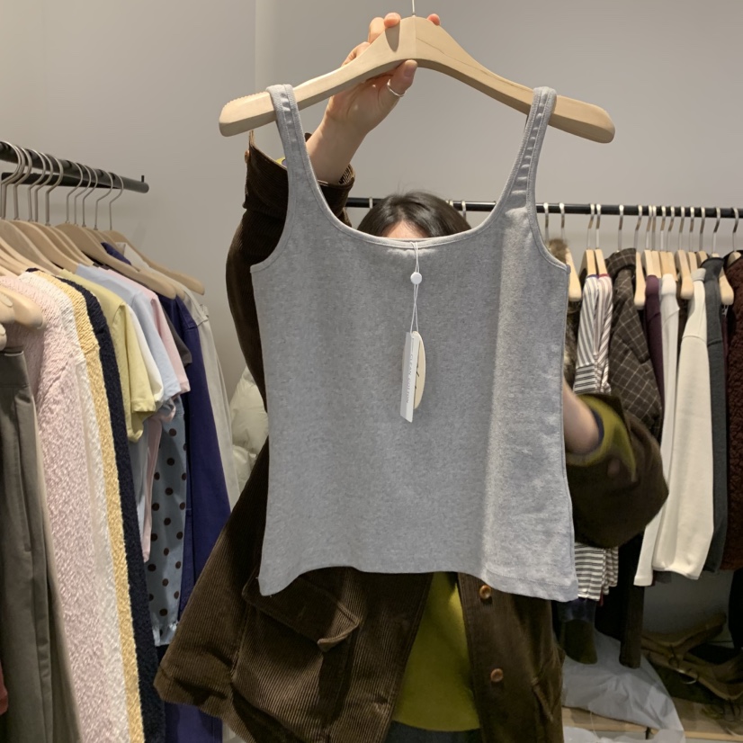 PLATE韓國代購女士新款時尚推薦26春夏真品休閑職業吊帶背心PLATE吊帶/背心圖色2