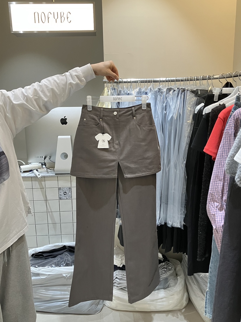 NOFYBE東大門直郵女士新品休閑人氣推薦26春夏職業裙褲春款NOFYBE裙褲圖色2