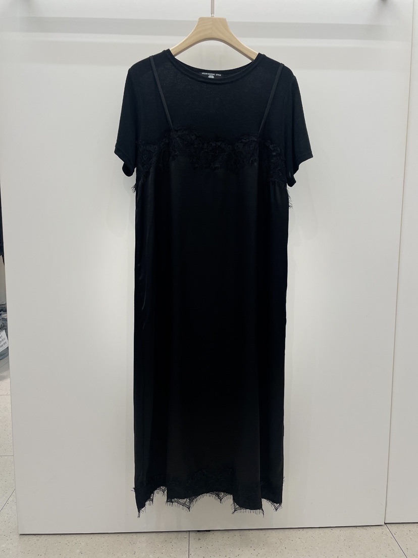 NYLON韓國代購女裝新款26春夏熱賣推薦時尚連衣裙假兩件春款NYLON連衣裙圖色3