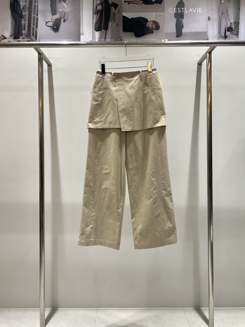 CESTLAVIE韓國直郵女士新款時尚熱賣26春夏人氣職業裙褲春款CESTLAVIE裙褲圖色1