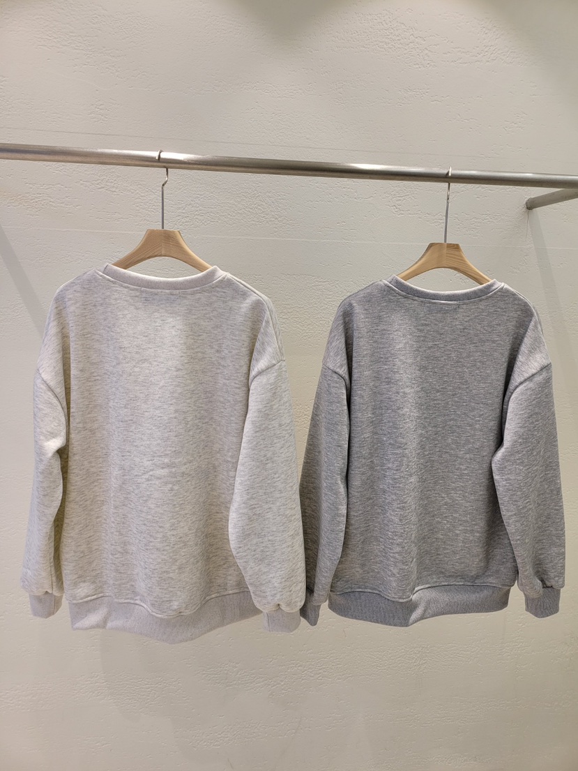 THE OTHER東大門代購女裝新品時尚26春夏衛衣抓絨刺繡春款THE OTHER衛衣