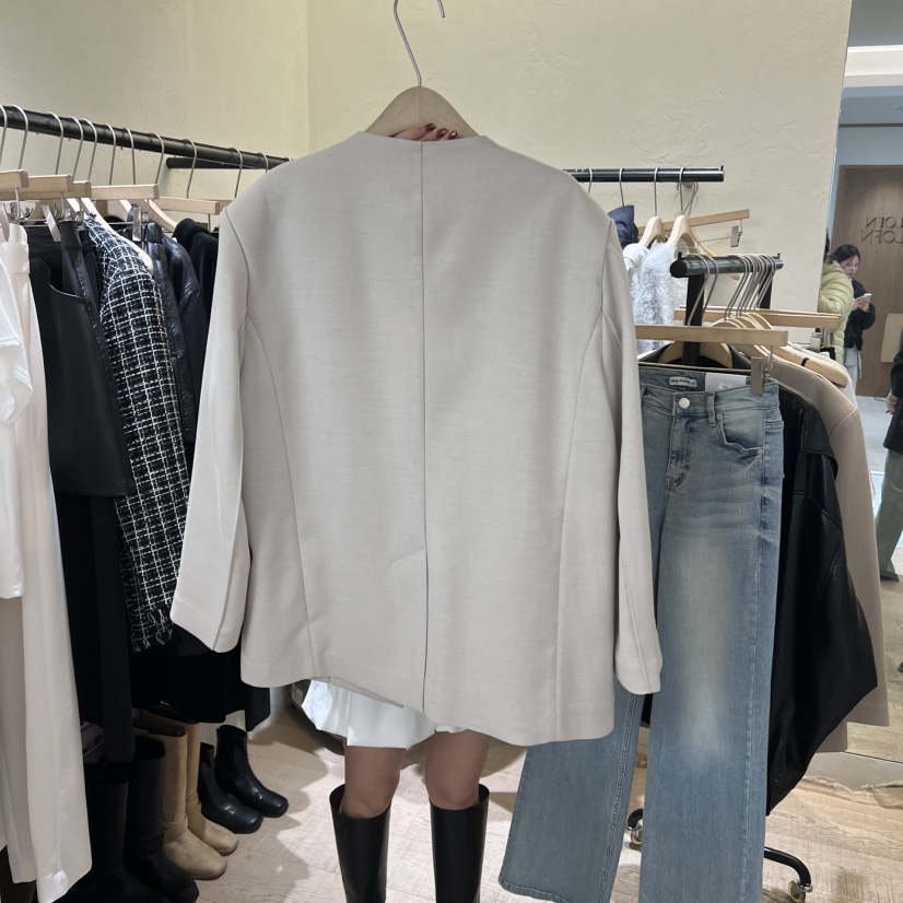 W AND J東大門實拍女士新款時尚職業熱賣休閑26春夏夾克W AND J夾克