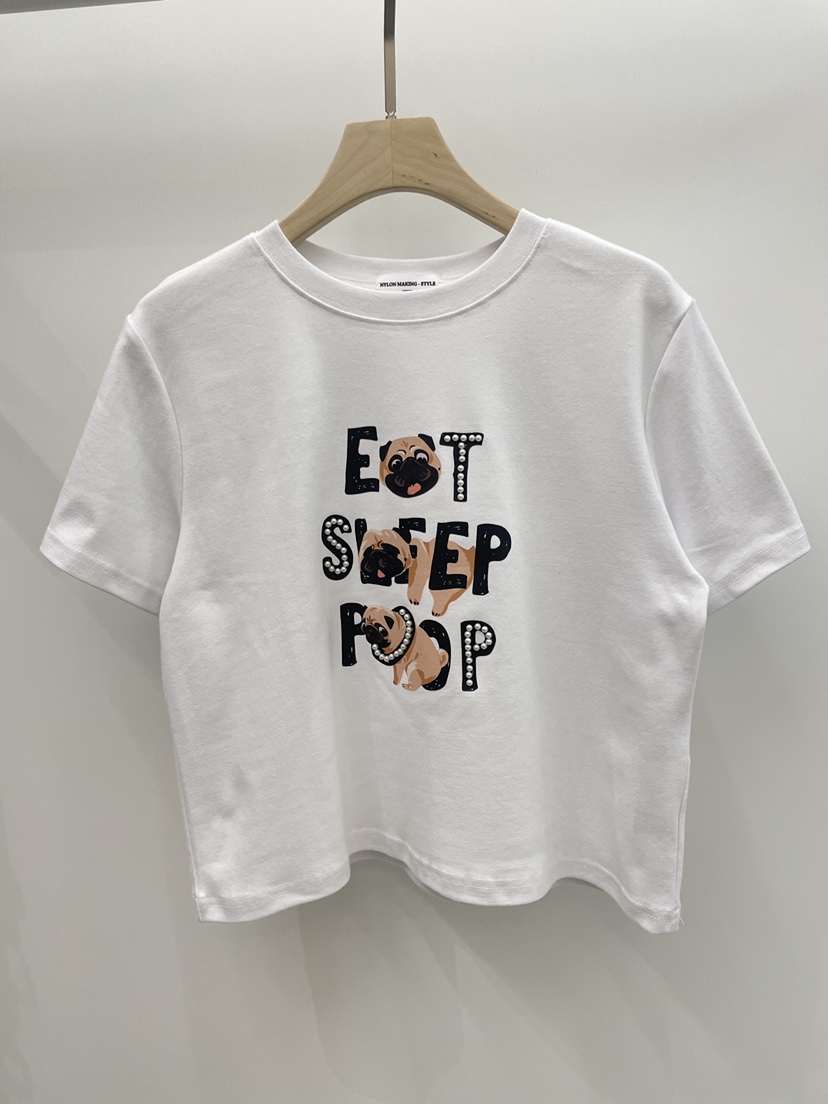 NYLON東大門實拍女裝新款休閑26春夏推薦時尚真品T恤春款NYLONT恤圖色1