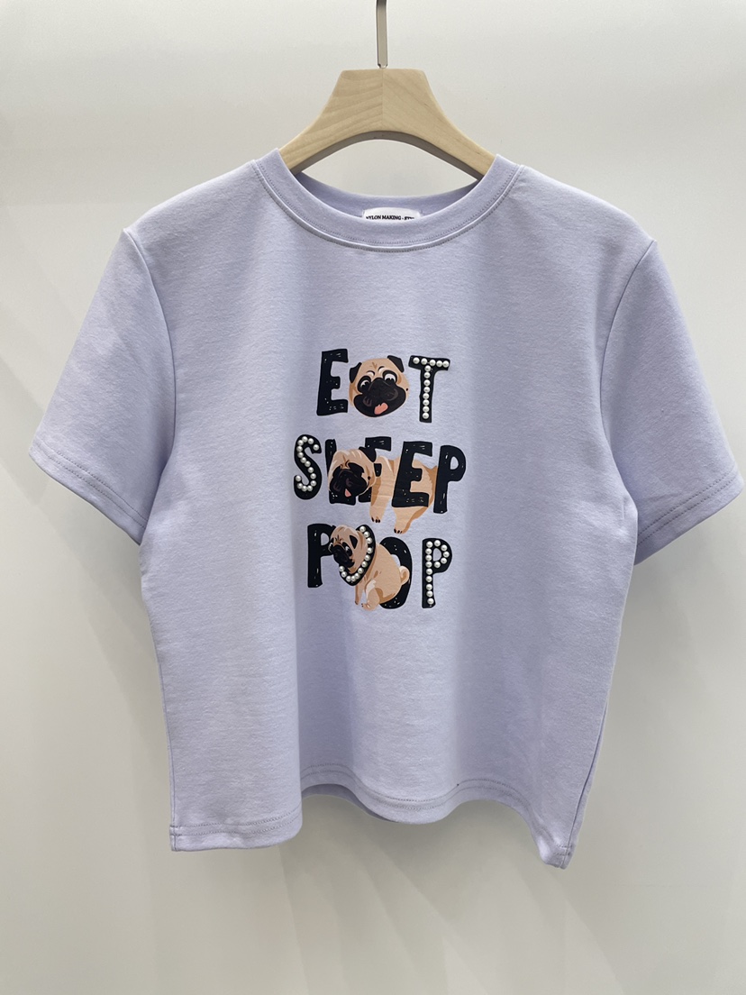 NYLON東大門實拍女裝新款休閑26春夏推薦時尚真品T恤春款NYLONT恤圖色2