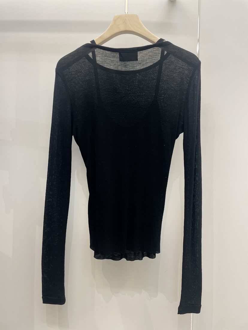 NYLON東大門實拍女士新品休閑人氣推薦長袖T恤假兩件春款NYLON長袖T恤