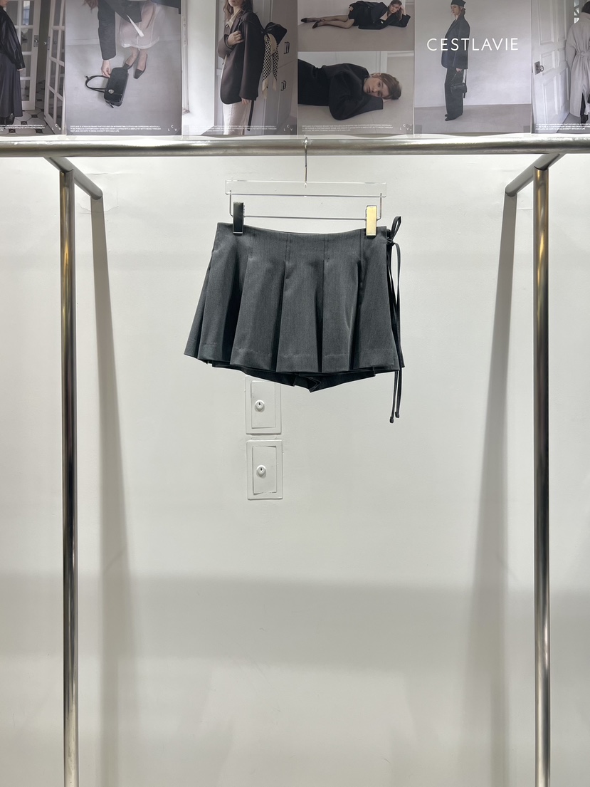 CESTLAVIE韓國代購女裝新品真品26春夏時尚人氣裙褲春款褶裥CESTLAVIE裙褲圖色1